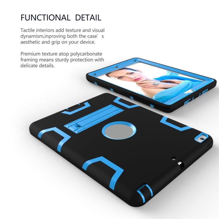 For iPad Air Shockproof PC + Silicone Protective Caseï¼Œwith Holder