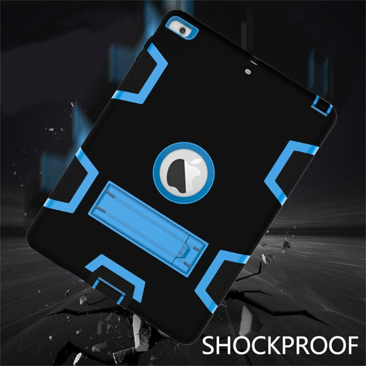 For iPad Air Shockproof PC + Silicone Protective Caseï¼Œwith Holder