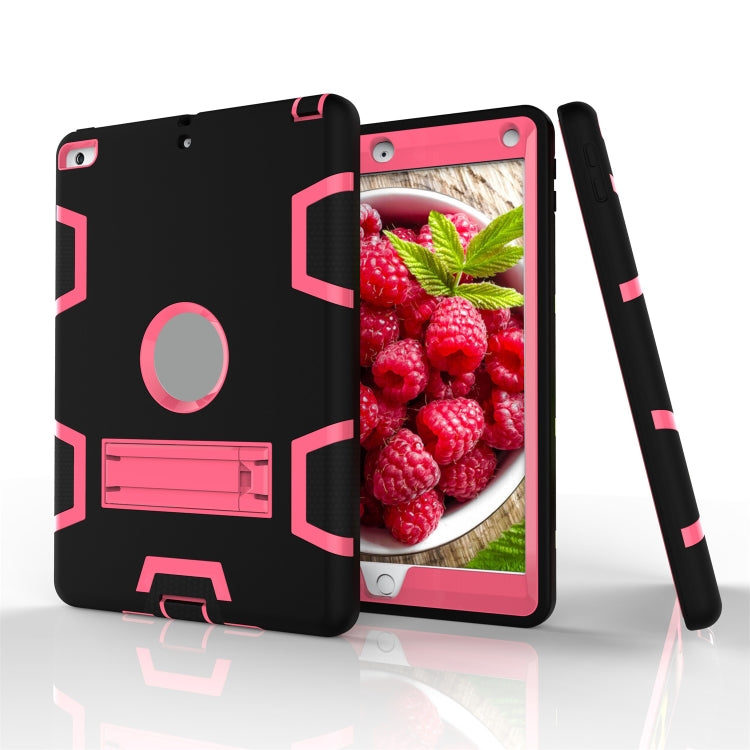 For iPad Air Shockproof PC + Silicone Protective Caseï¼Œwith Holder