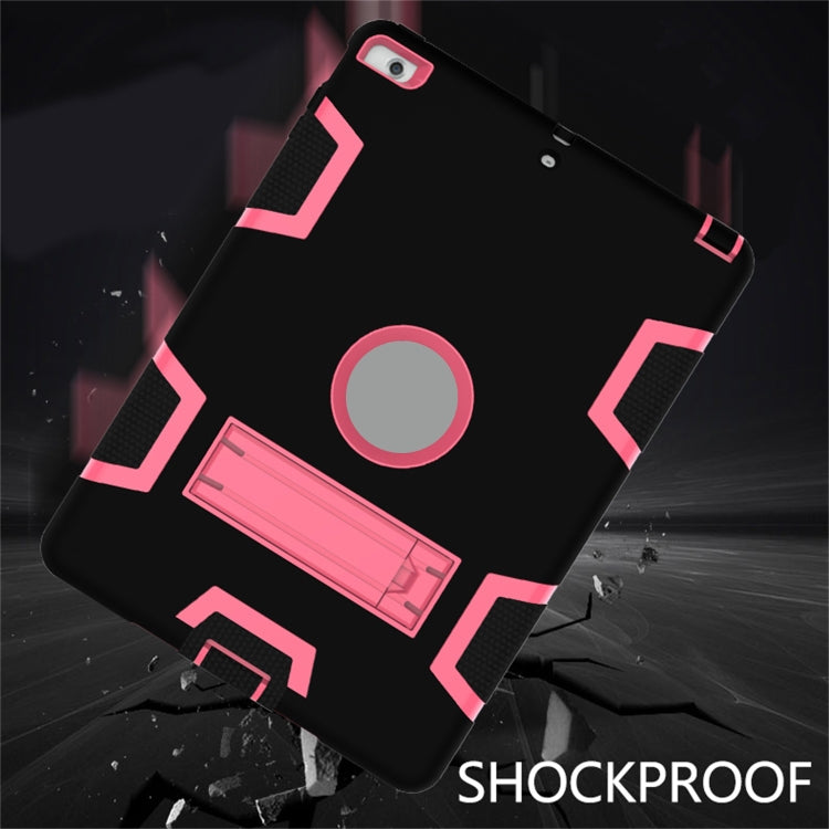 For iPad Air Shockproof PC + Silicone Protective Caseï¼Œwith Holder