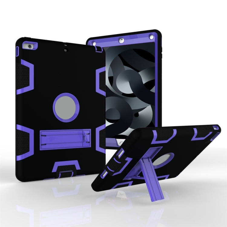 For iPad Air Shockproof PC + Silicone Protective Caseï¼Œwith Holder