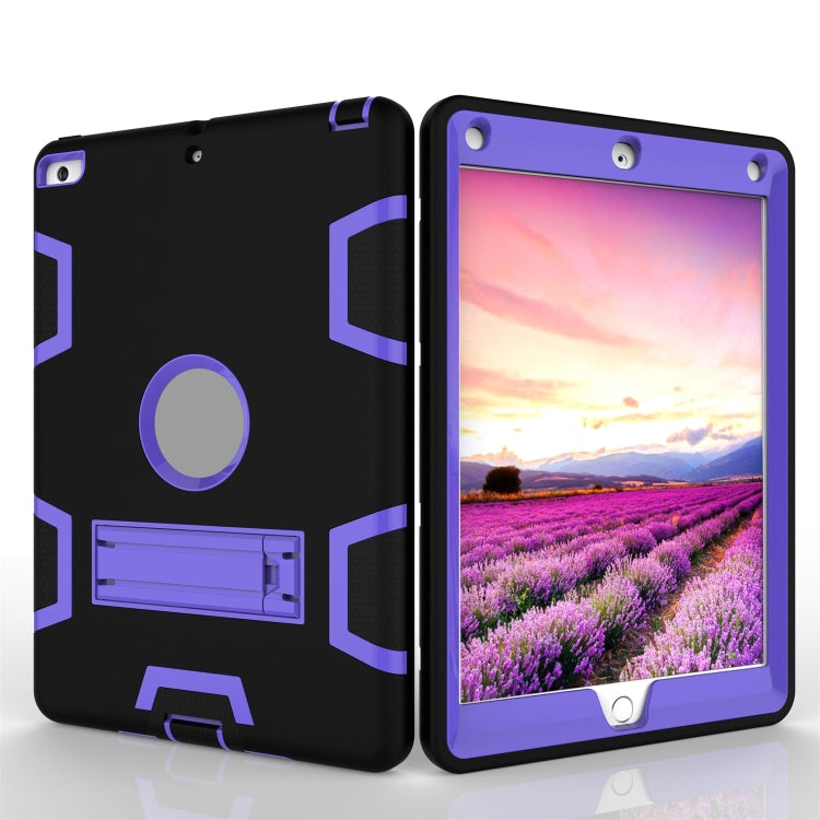 For iPad Air Shockproof PC + Silicone Protective Caseï¼Œwith Holder