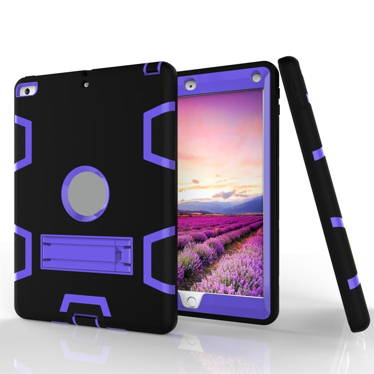 For iPad Air Shockproof PC + Silicone Protective Caseï¼Œwith Holder