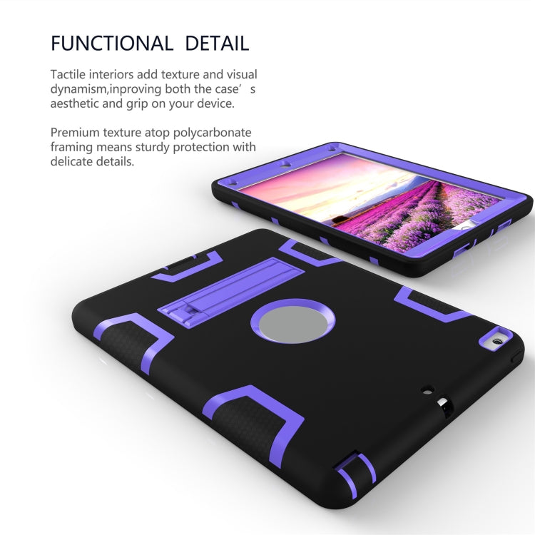 For iPad Air Shockproof PC + Silicone Protective Caseï¼Œwith Holder