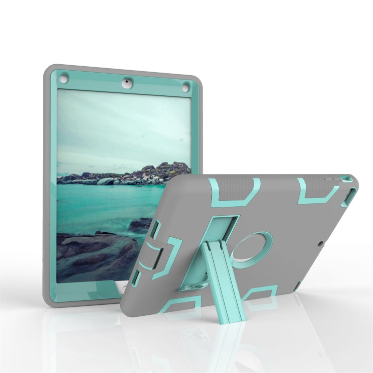 For iPad Air Shockproof PC + Silicone Protective Caseï¼Œwith Holder
