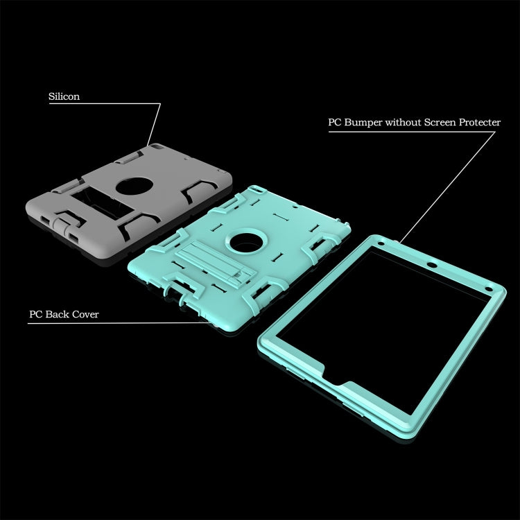 For iPad Air Shockproof PC + Silicone Protective Caseï¼Œwith Holder