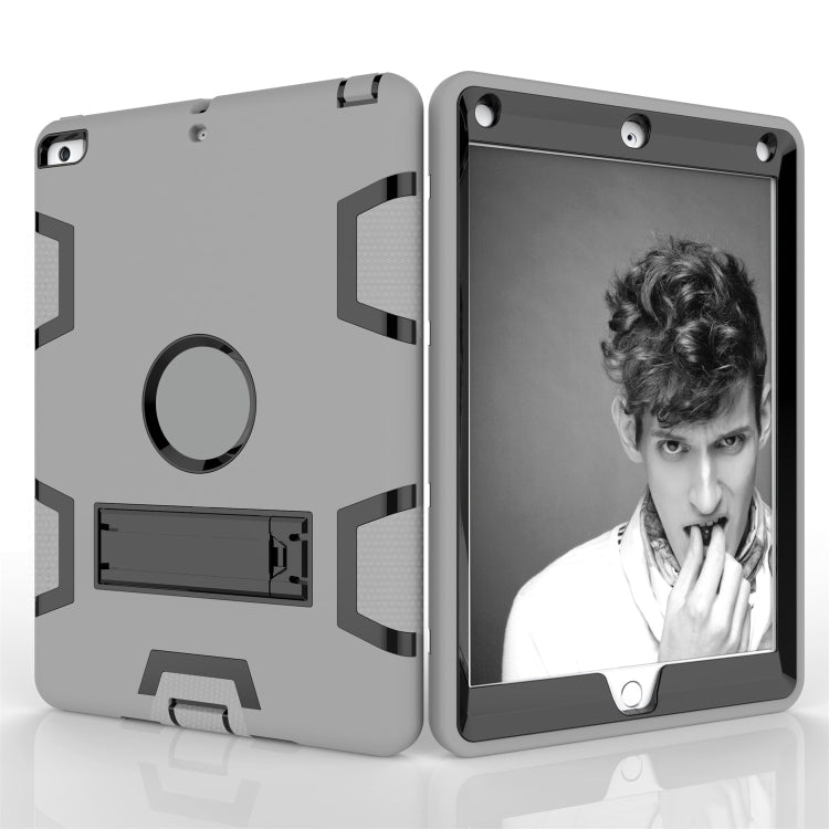 For iPad Air Shockproof PC + Silicone Protective Caseï¼Œwith Holder