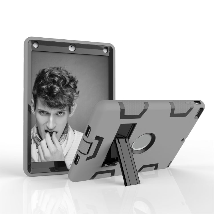 For iPad Air Shockproof PC + Silicone Protective Caseï¼Œwith Holder