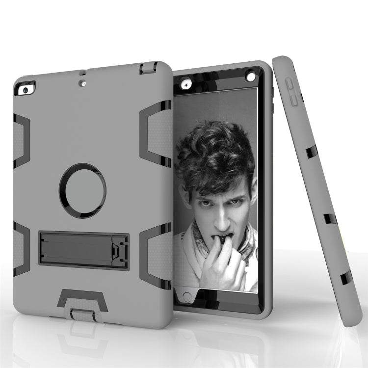 For iPad Air Shockproof PC + Silicone Protective Caseï¼Œwith Holder