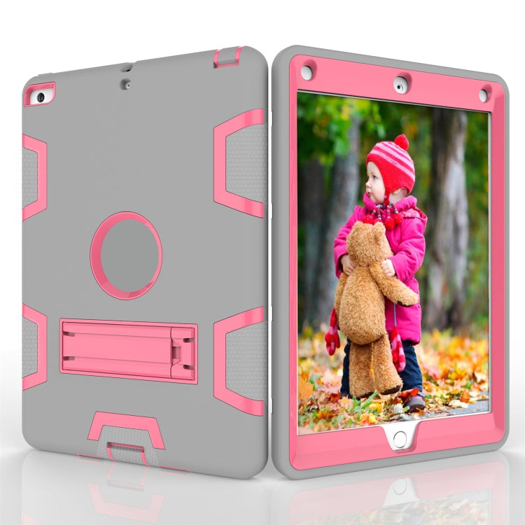 For iPad Air Shockproof PC + Silicone Protective Caseï¼Œwith Holder