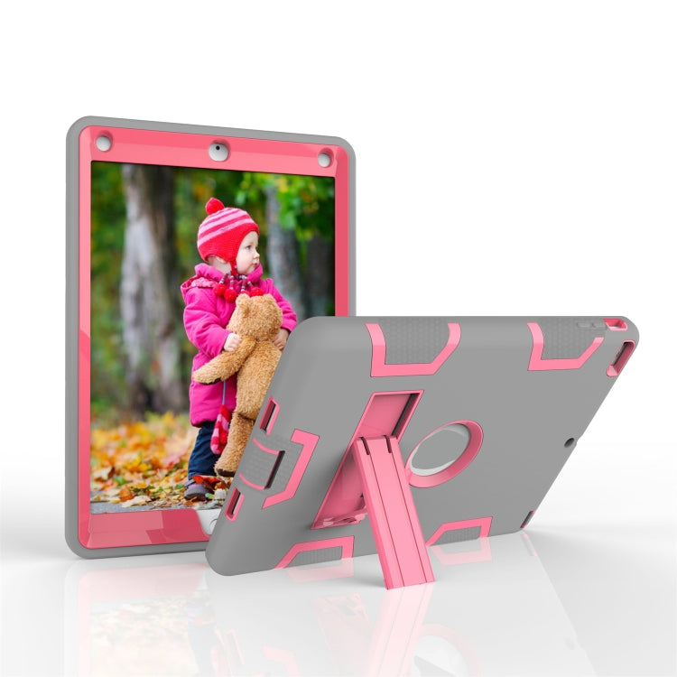 For iPad Air Shockproof PC + Silicone Protective Caseï¼Œwith Holder