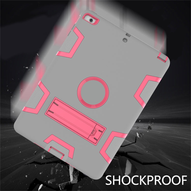 For iPad Air Shockproof PC + Silicone Protective Caseï¼Œwith Holder
