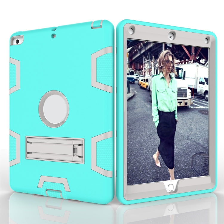 For iPad Air Shockproof PC + Silicone Protective Caseï¼Œwith Holder