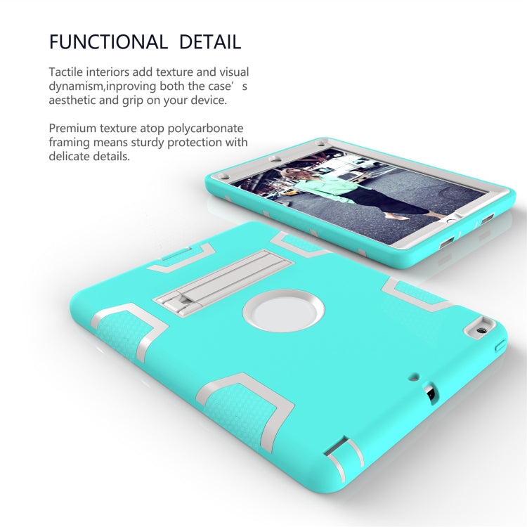 For iPad Air Shockproof PC + Silicone Protective Caseï¼Œwith Holder