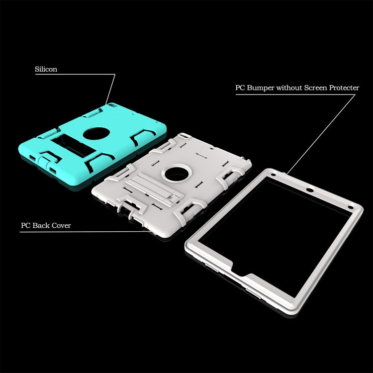 For iPad Air Shockproof PC + Silicone Protective Caseï¼Œwith Holder