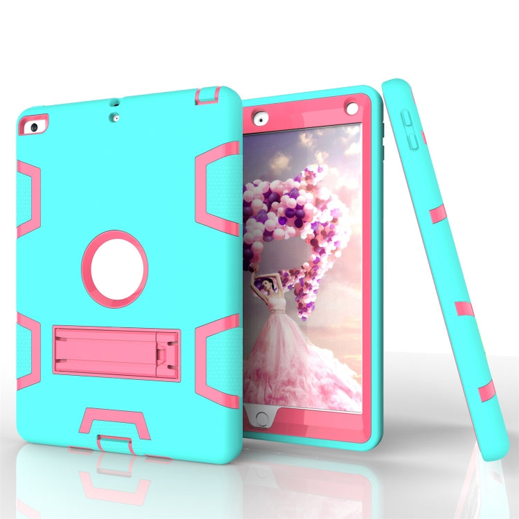 For iPad Air Shockproof PC + Silicone Protective Caseï¼Œwith Holder