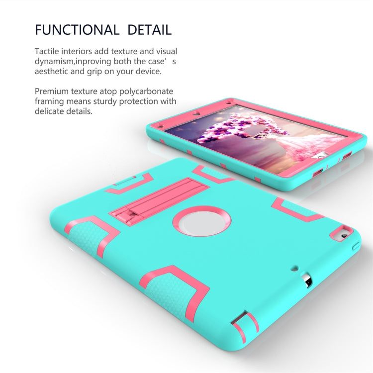 For iPad Air Shockproof PC + Silicone Protective Caseï¼Œwith Holder