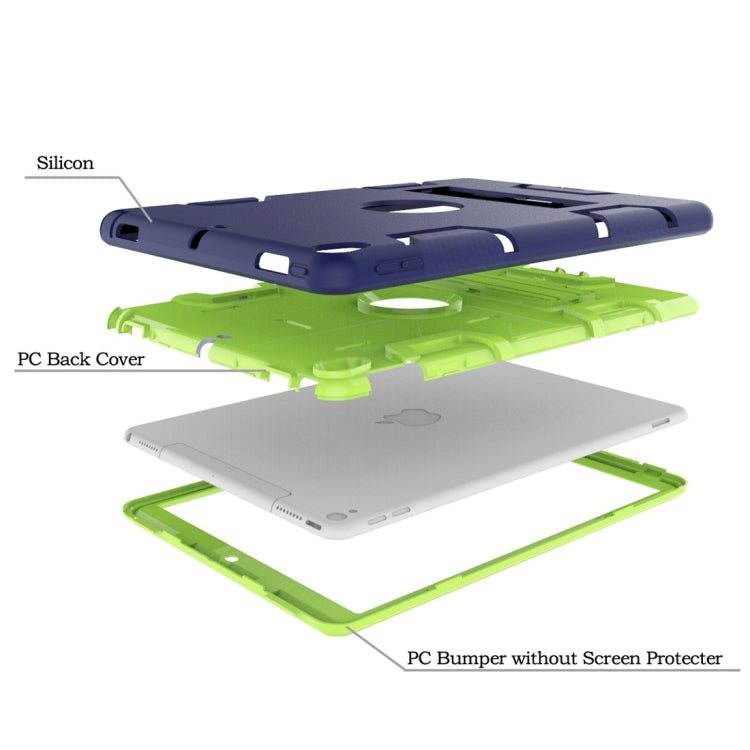 For iPad Pro 10.5 inch (2017) Shockproof PC + Silicone Protective Caseï¼Œwith Holder
