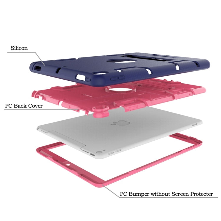 For iPad Pro 10.5 inch (2017) Shockproof PC + Silicone Protective Caseï¼Œwith Holder