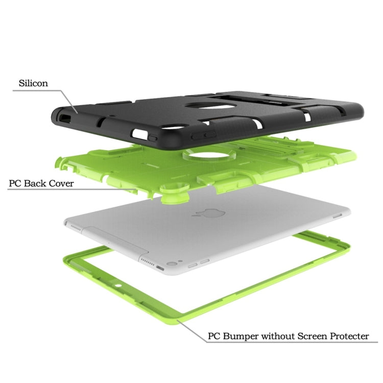 For iPad Pro 10.5 inch (2017) Shockproof PC + Silicone Protective Caseï¼Œwith Holder