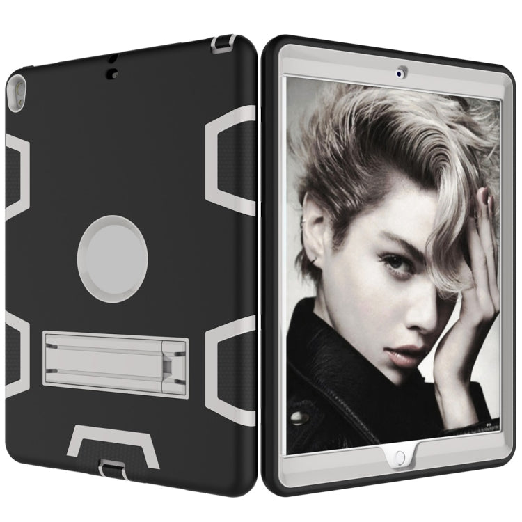 For iPad Pro 10.5 inch (2017) Shockproof PC + Silicone Protective Caseï¼Œwith Holder
