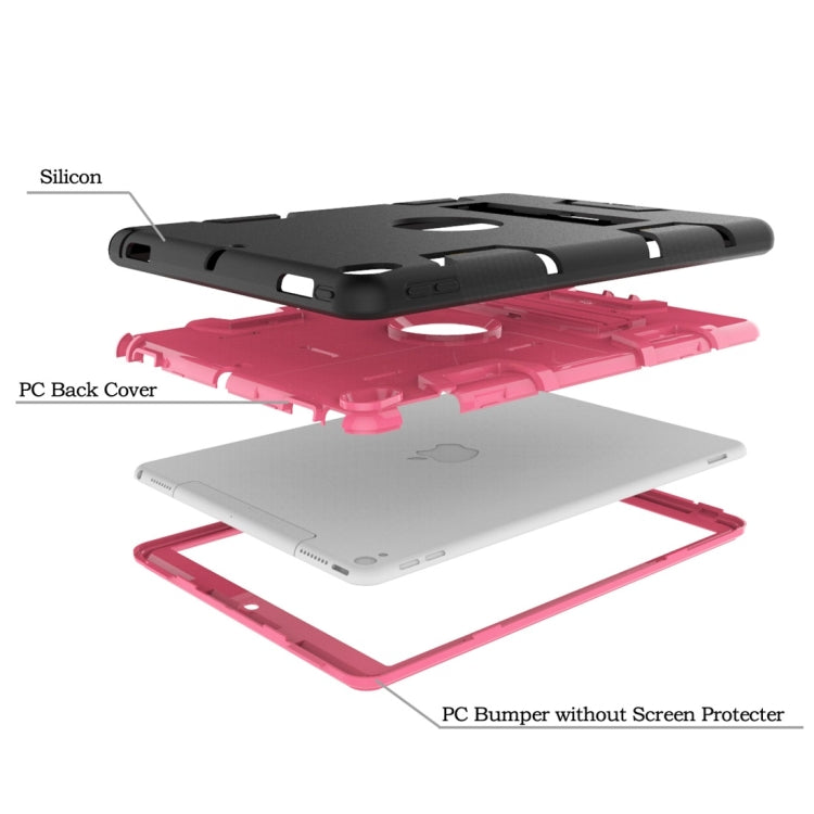 For iPad Pro 10.5 inch (2017) Shockproof PC + Silicone Protective Caseï¼Œwith Holder
