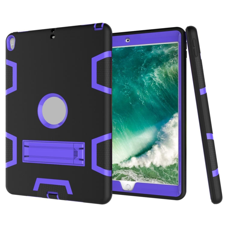 For iPad Pro 10.5 inch (2017) Shockproof PC + Silicone Protective Caseï¼Œwith Holder