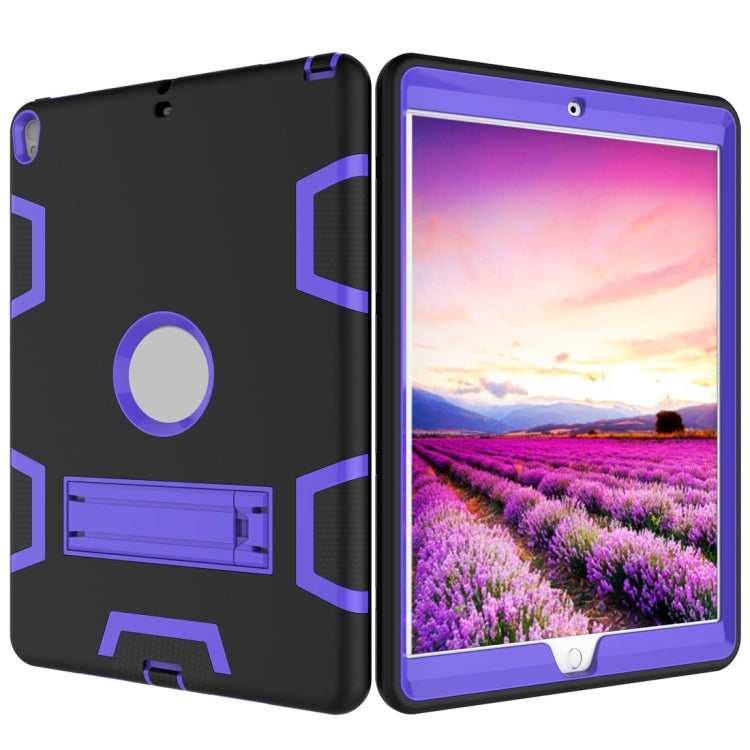 For iPad Pro 10.5 inch (2017) Shockproof PC + Silicone Protective Caseï¼Œwith Holder