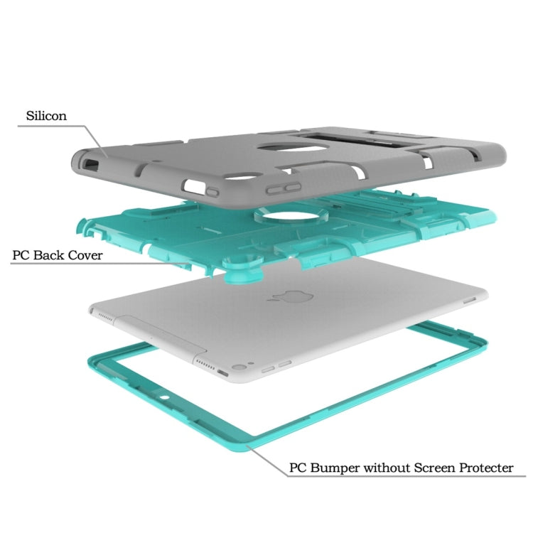 For iPad Pro 10.5 inch (2017) Shockproof PC + Silicone Protective Caseï¼Œwith Holder
