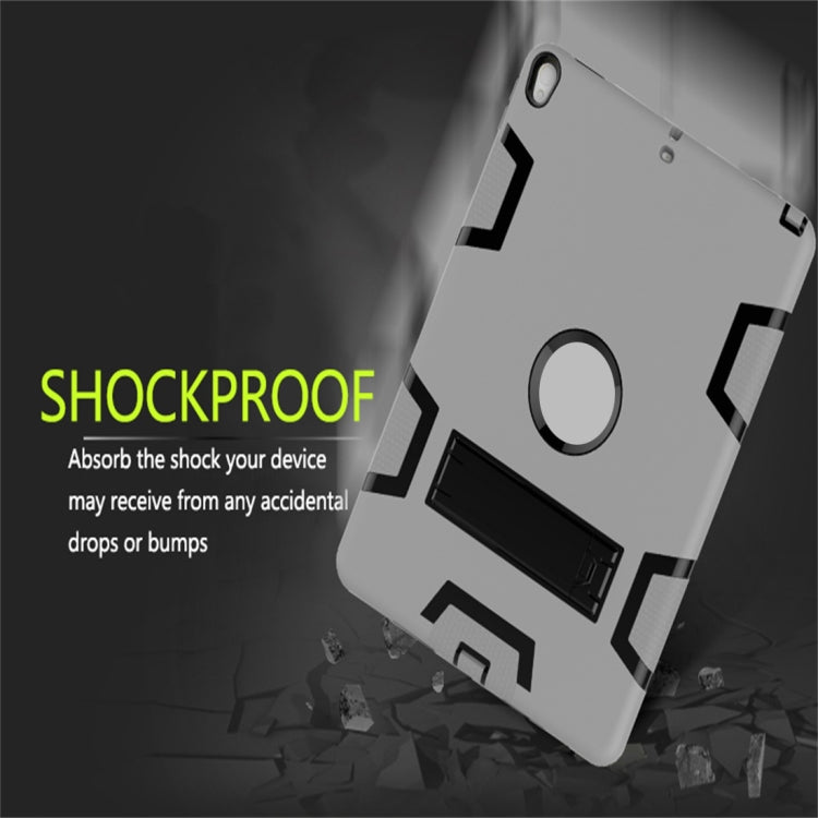 For iPad Pro 10.5 inch (2017) Shockproof PC + Silicone Protective Caseï¼Œwith Holder