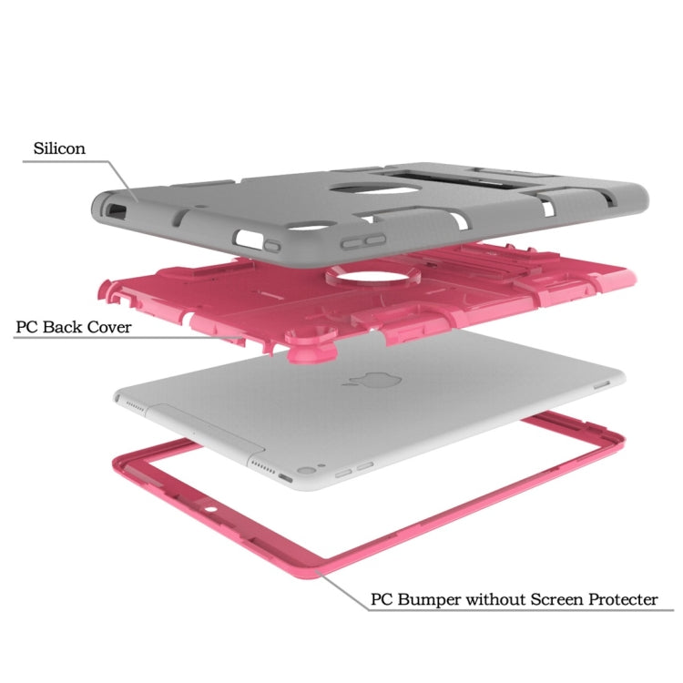 For iPad Pro 10.5 inch (2017) Shockproof PC + Silicone Protective Caseï¼Œwith Holder