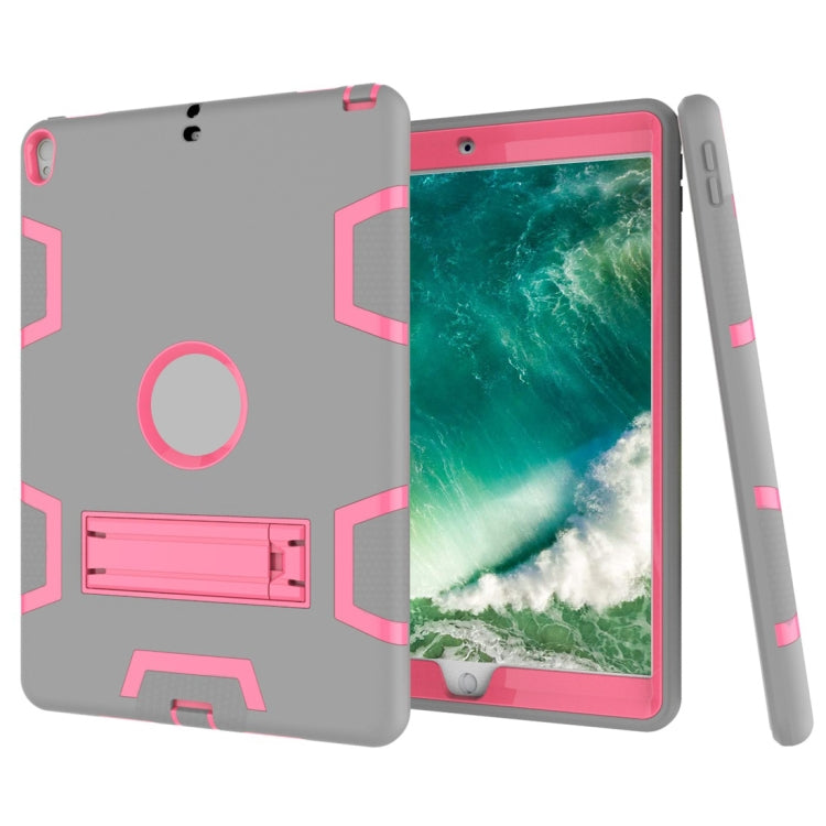 For iPad Pro 10.5 inch (2017) Shockproof PC + Silicone Protective Caseï¼Œwith Holder