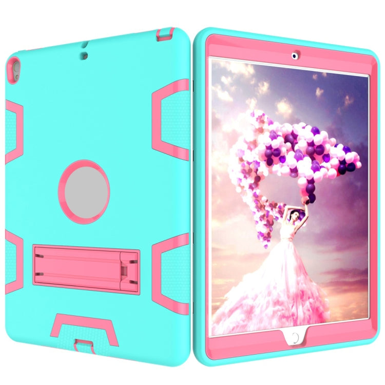 For iPad Pro 10.5 inch (2017) Shockproof PC + Silicone Protective Caseï¼Œwith Holder