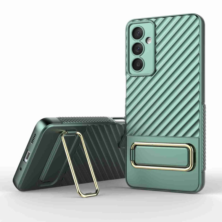 For Samsung Galaxy M54 5G Wavy Textured Phone Case