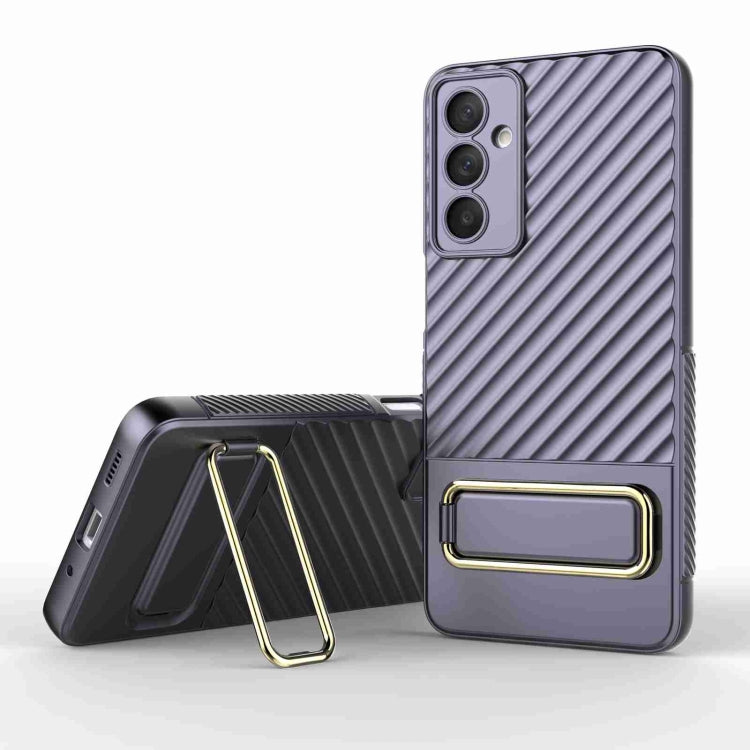 For Samsung Galaxy M54 5G Wavy Textured Phone Case