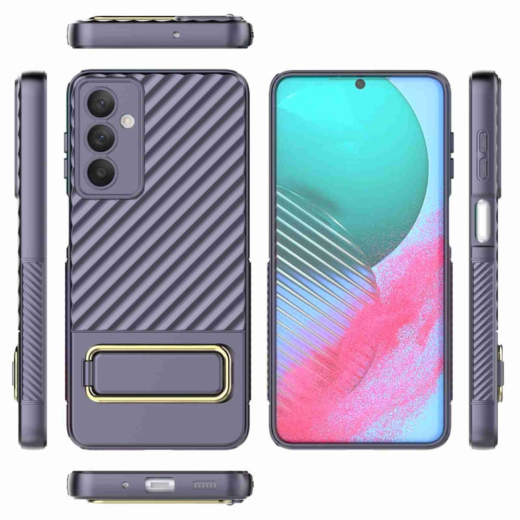 For Samsung Galaxy M54 5G Wavy Textured Phone Case