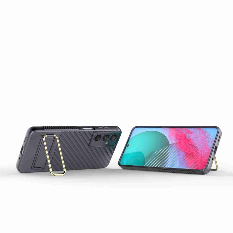 For Samsung Galaxy M54 5G Wavy Textured Phone Case