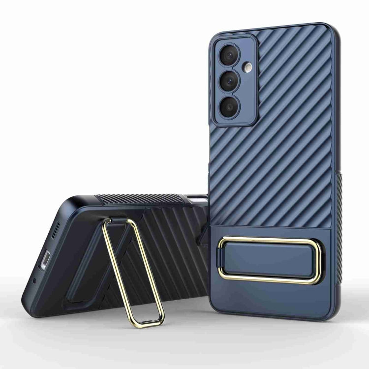 For Samsung Galaxy M54 5G Wavy Textured Phone Case