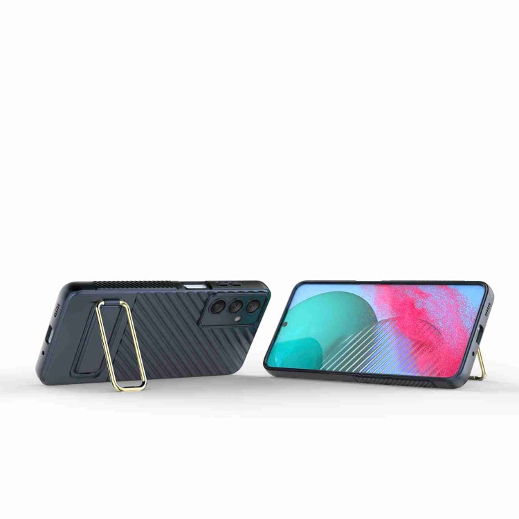For Samsung Galaxy M54 5G Wavy Textured Phone Case