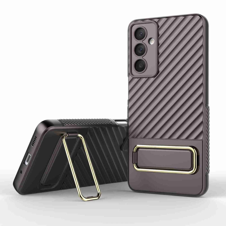 For Samsung Galaxy M54 5G Wavy Textured Phone Case