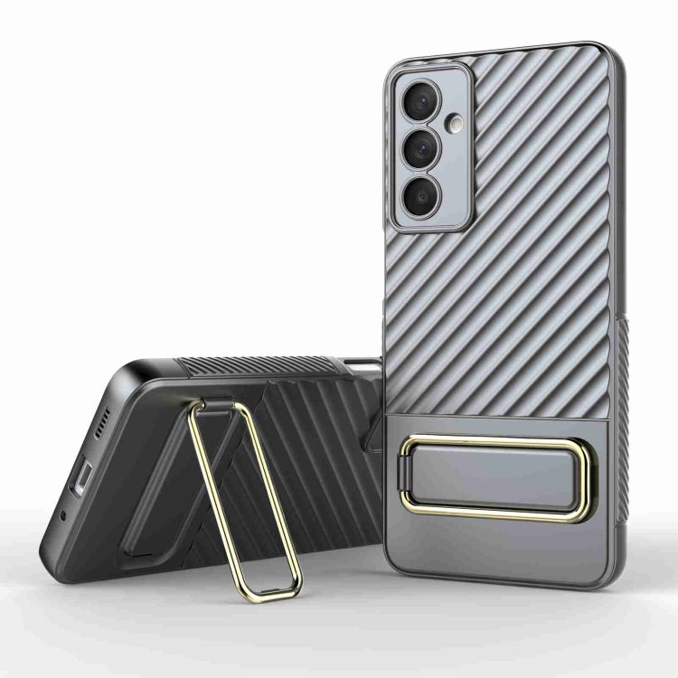 For Samsung Galaxy M54 5G Wavy Textured Phone Case