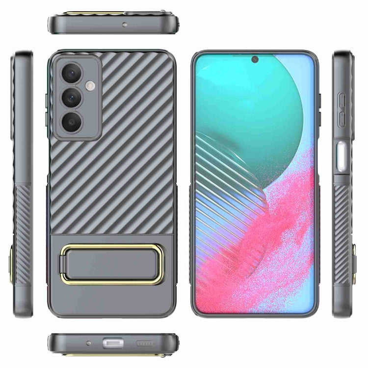 For Samsung Galaxy M54 5G Wavy Textured Phone Case
