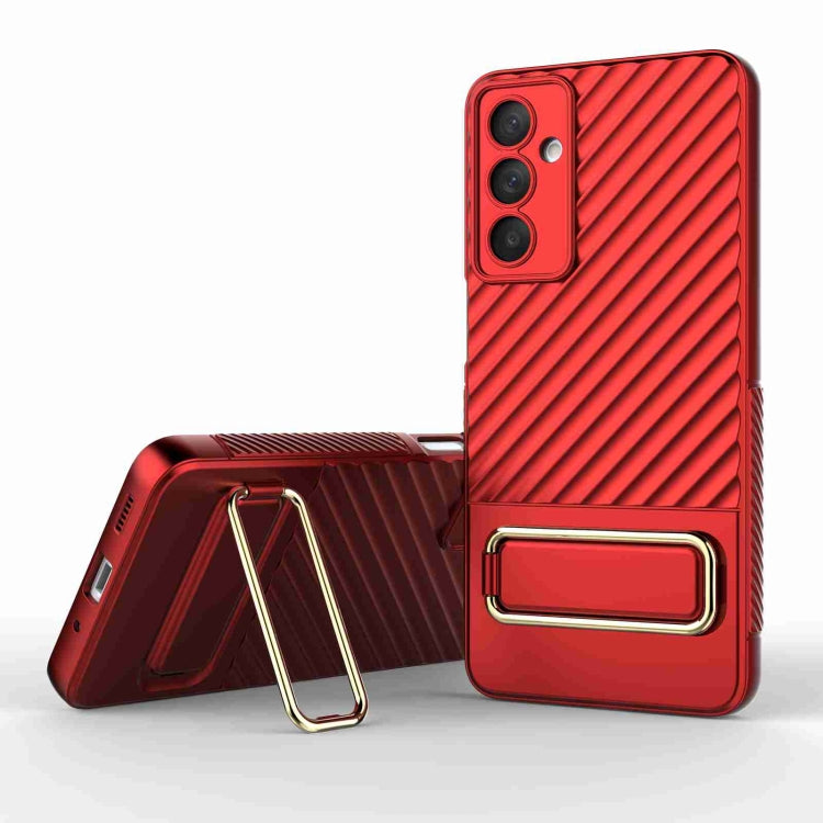 For Samsung Galaxy M54 5G Wavy Textured Phone Case