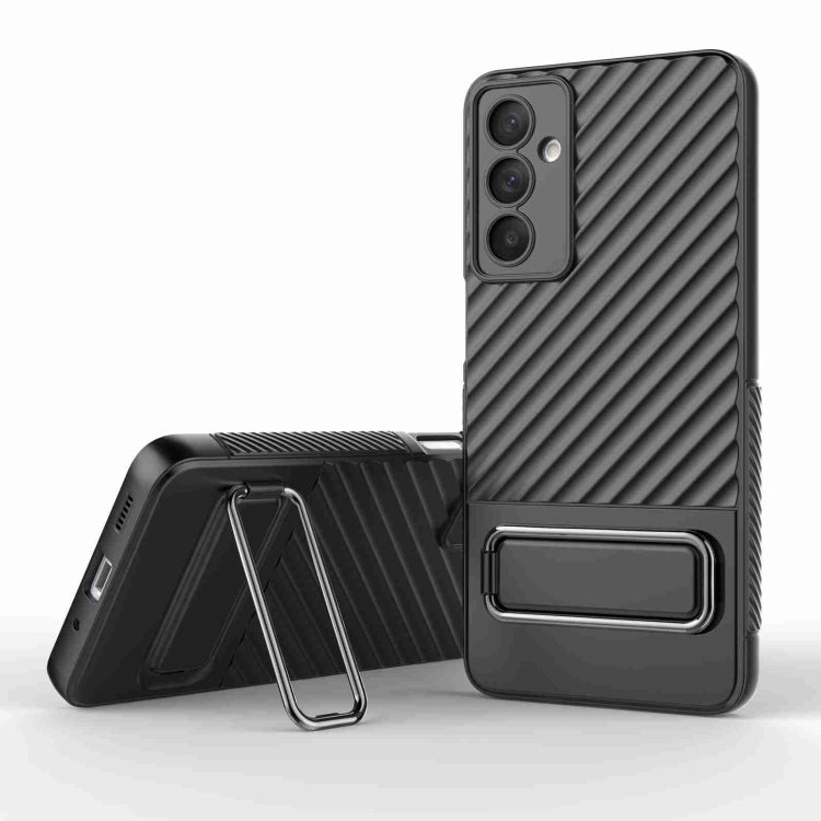 For Samsung Galaxy M54 5G Wavy Textured Phone Case
