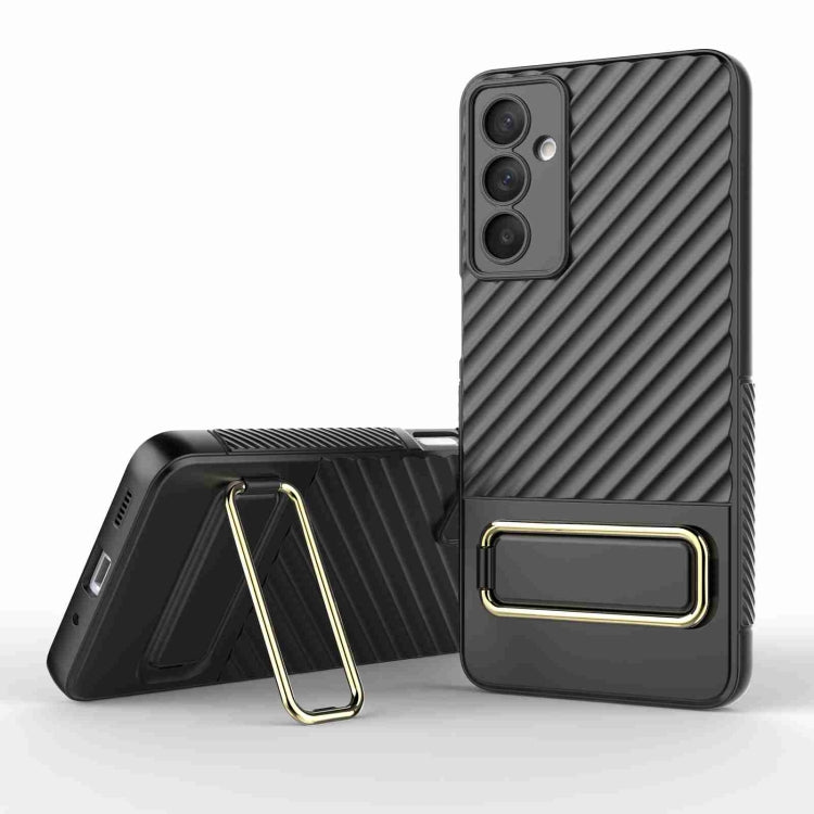 For Samsung Galaxy M54 5G Wavy Textured Phone Case