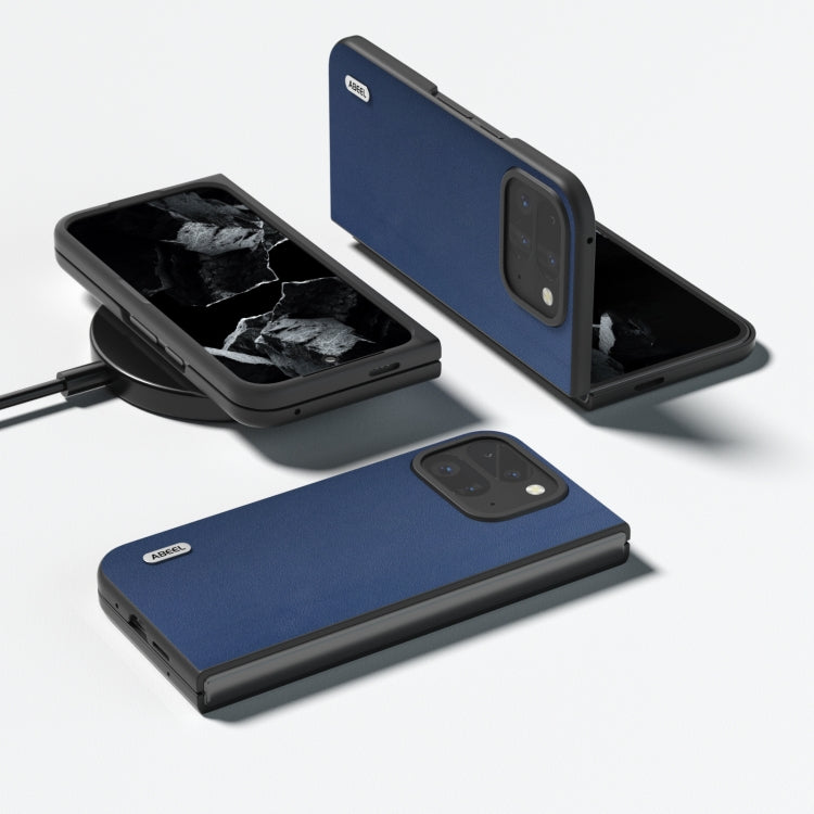 For Google Pixel 9 Pro Fold ABEEL Genuine Leather Xiaoya Series Phone Case