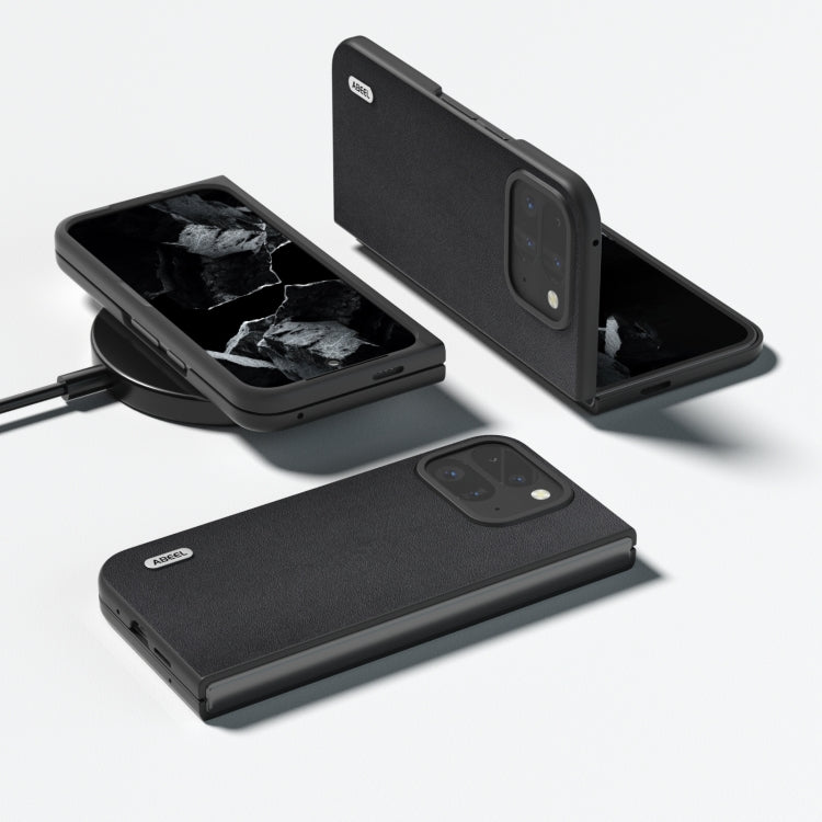 For Google Pixel 9 Pro Fold ABEEL Genuine Leather Xiaoya Series Phone Case