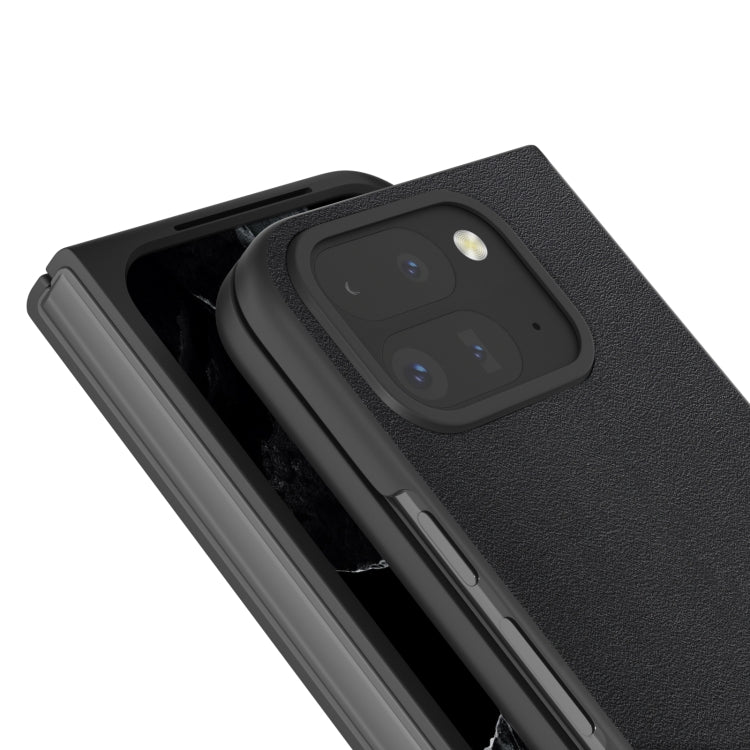 For Google Pixel 9 Pro Fold ABEEL Genuine Leather Xiaoya Series Phone Case