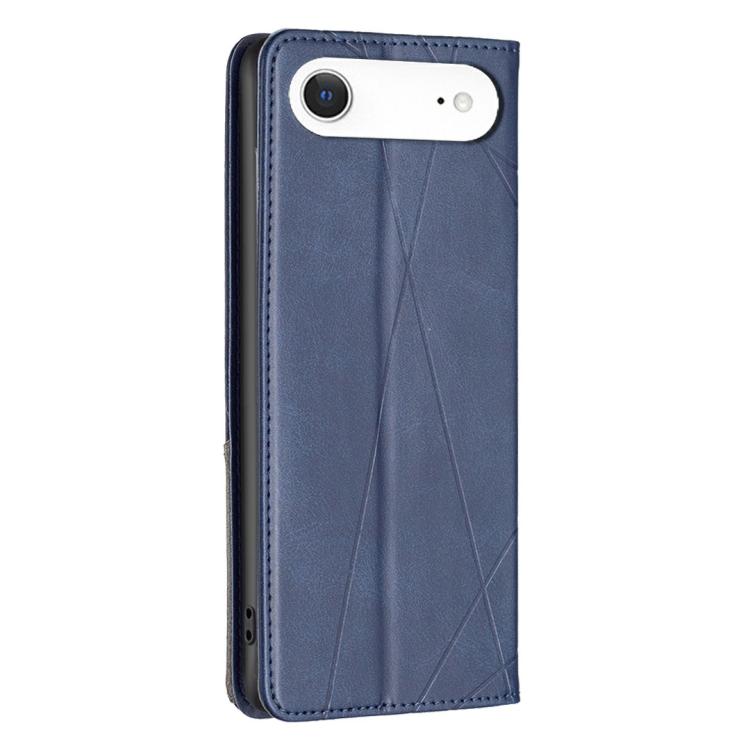 For iPhone Air Rhombus Texture Magnetic Leather Phone Case