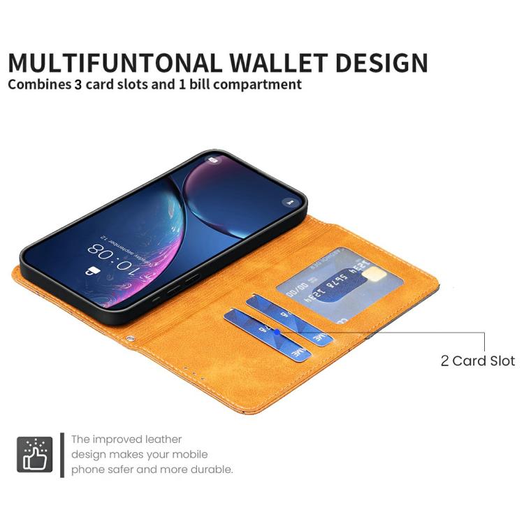 For iPhone 17 Pro Max Rhombus Texture Magnetic Leather Phone Case